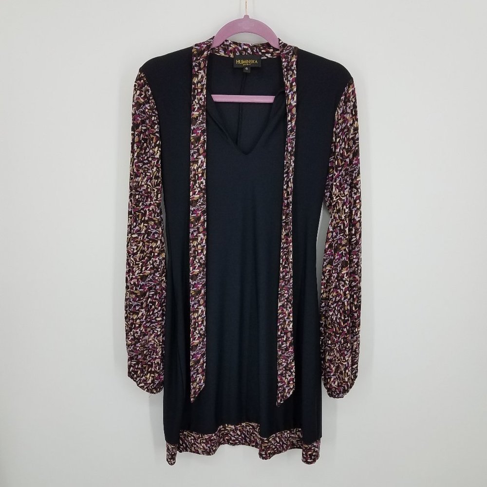 Huminska New York Tie Neck Dress